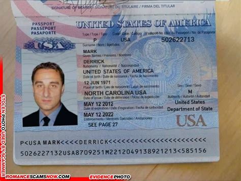 Counterfeit passport .